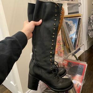 Fiorentini Baker tall lace up boots!! 🔥